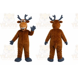 Brown Reindeer Mascot Costume