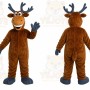 Brown Reindeer Mascot Costume