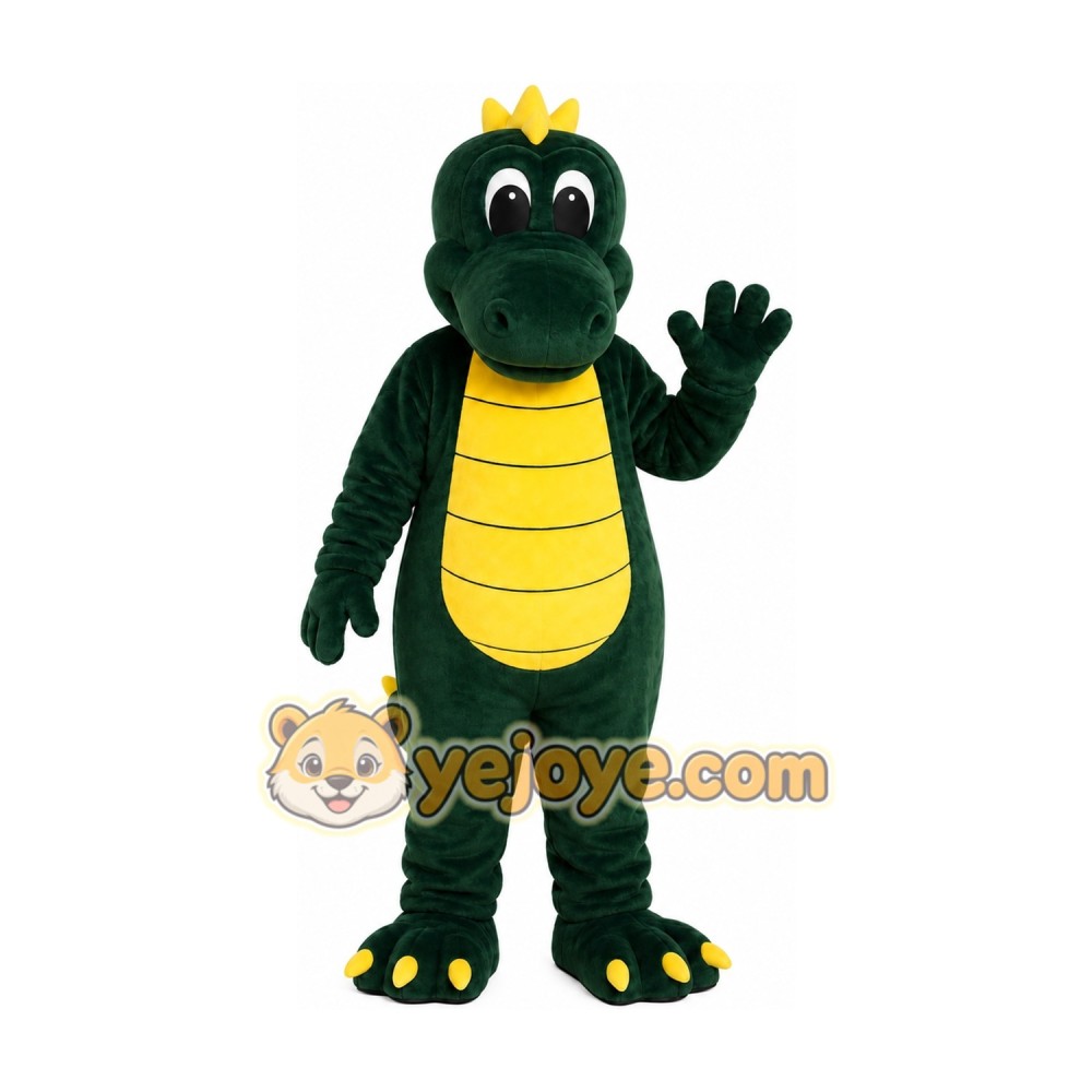 Green Crocodile Mascot Costume