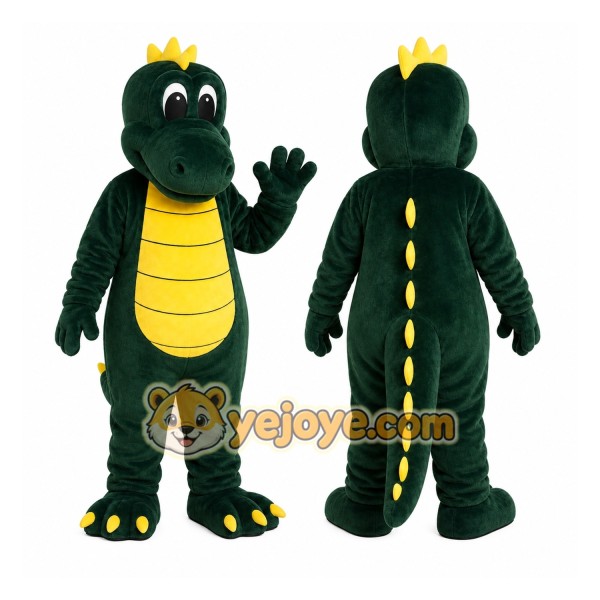 Green Crocodile Mascot Costume