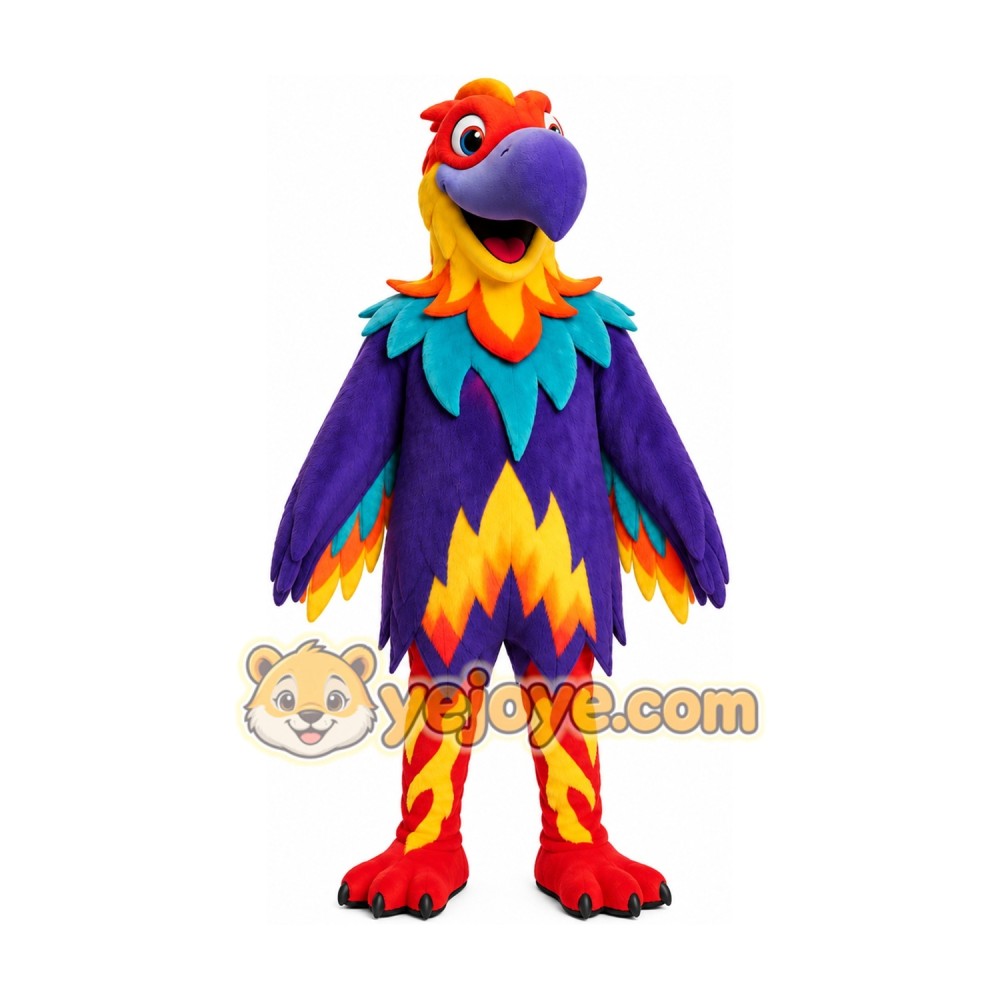 Colorful Parrot Mascot Costume