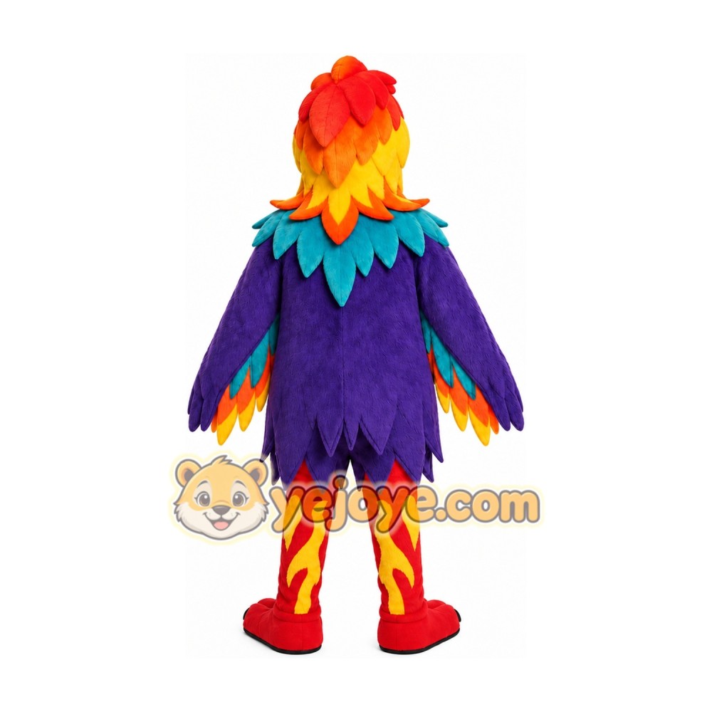 Colorful Parrot Mascot Costume