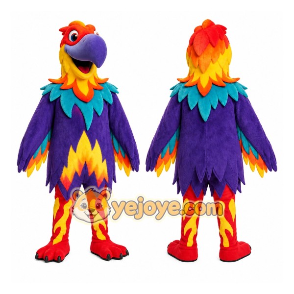 Colorful Parrot Mascot Costume