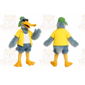 Duck Raincoat Mascot Costume