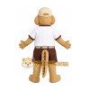 Explorer Crocodile Mascot Costume Explorer Crocodile Mascot Costume