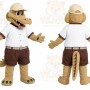 Explorer Crocodile Mascot Costume