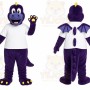 Purple Dragon Mascot Costume