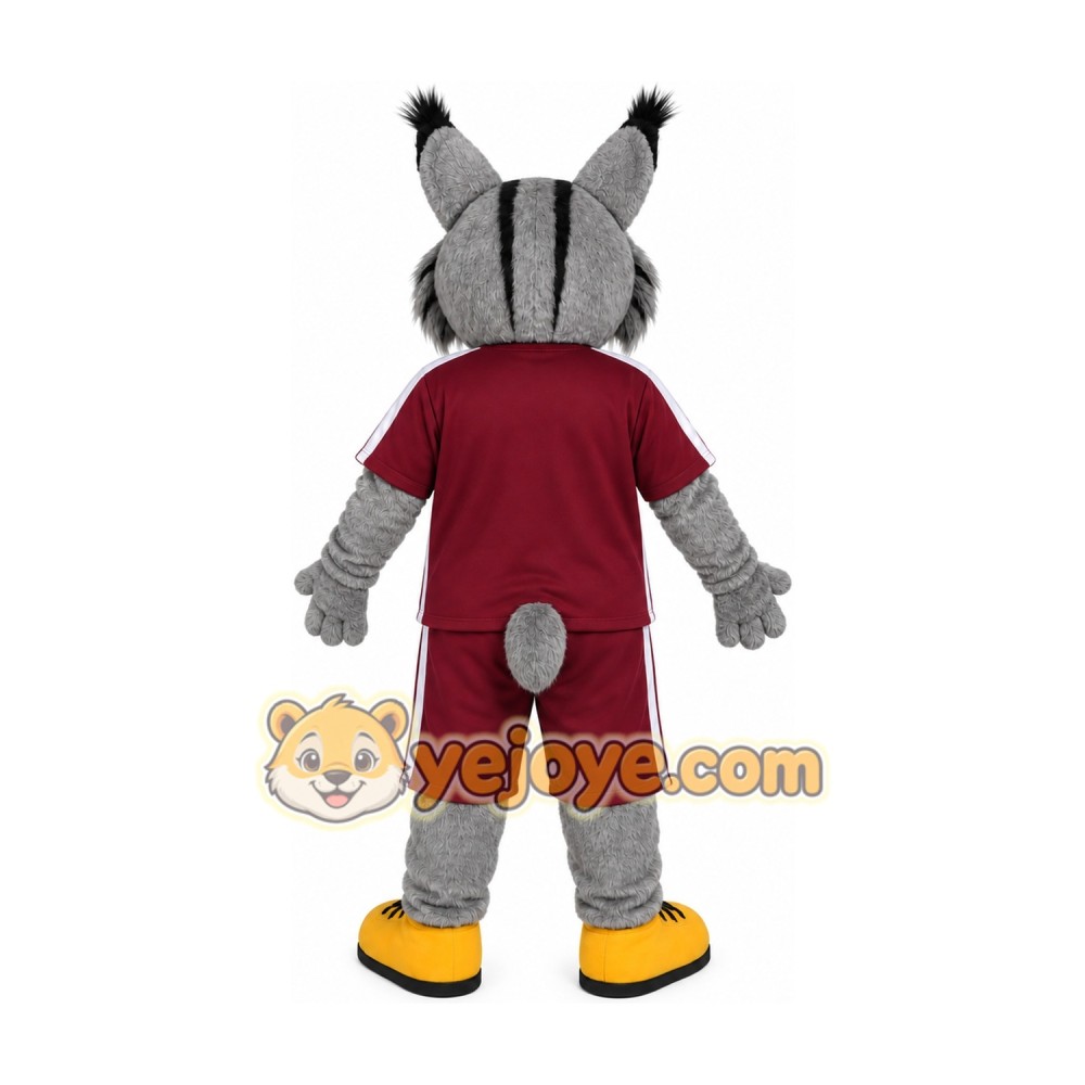 Cartoon Lynx Mascot Costume Cartoon Lynx Mascot Costume