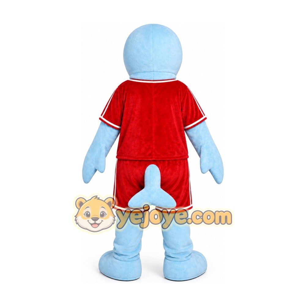 Blue Dolphin Jersey Mascot Costume Blue Dolphin Jersey Mascot Costume