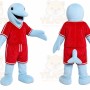 Blue Dolphin Jersey Mascot Costume