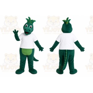 Green Dragon Shirt Mascot Costume