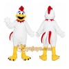 White Rooster Mascot Costume White Rooster Mascot Costume