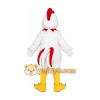 White Rooster Mascot Costume White Rooster Mascot Costume