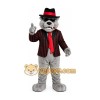 Gangster Wolf Mascot Costume