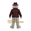 Gangster Wolf Mascot Costume