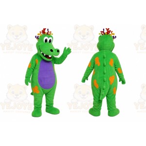 Green Dragon Mascot Costume