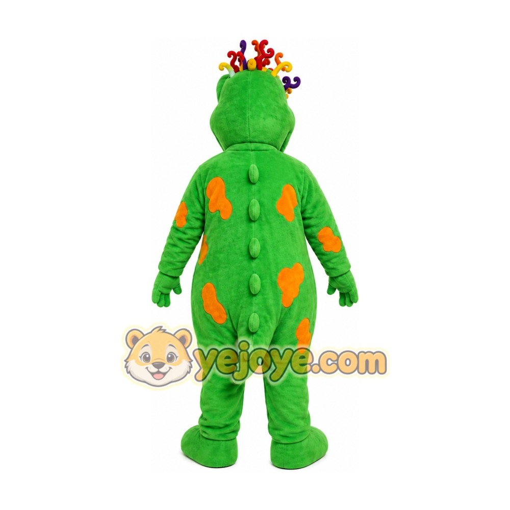 Green Dragon Mascot Costume Green Dragon Mascot Costume