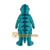 Teal Dinosaur Mascot Costume Teal Dinosaur Mascot Costume