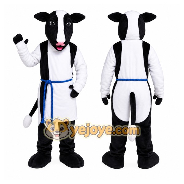 Holstein Cow Mascot Costume