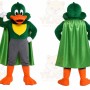 Green Duck Cape Mascot Costume