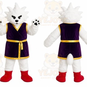 Arctic Wolf Mascot Costume