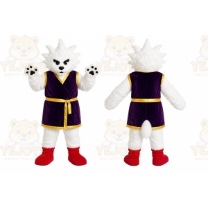 Arctic Wolf Mascot Costume