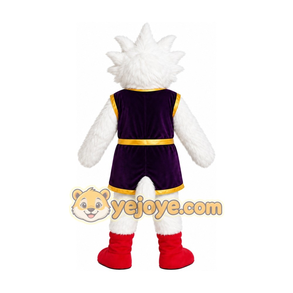 Arctic Wolf Mascot Costume Arctic Wolf Mascot Costume