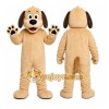 Beige Puppy Mascot Costume Beige Puppy Mascot Costume