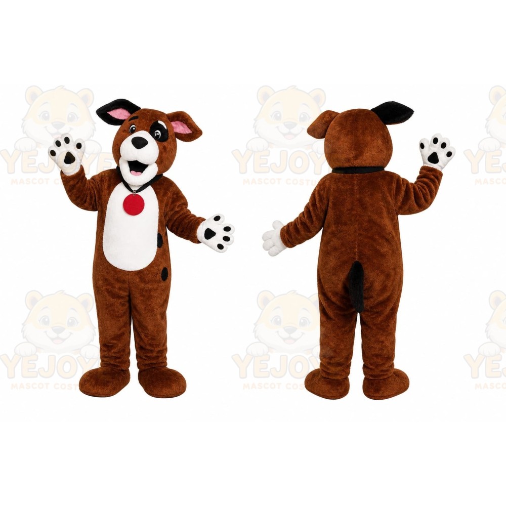 Brown Puppy Mascot Costume
