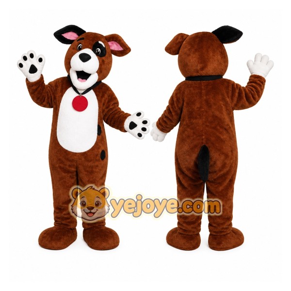 Brown Puppy Mascot Costume