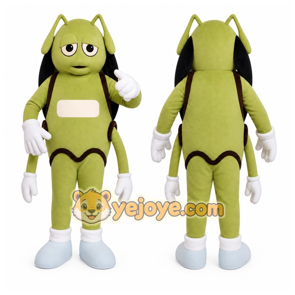 Green Insect Mascot Costume Green Insect Mascot Costume