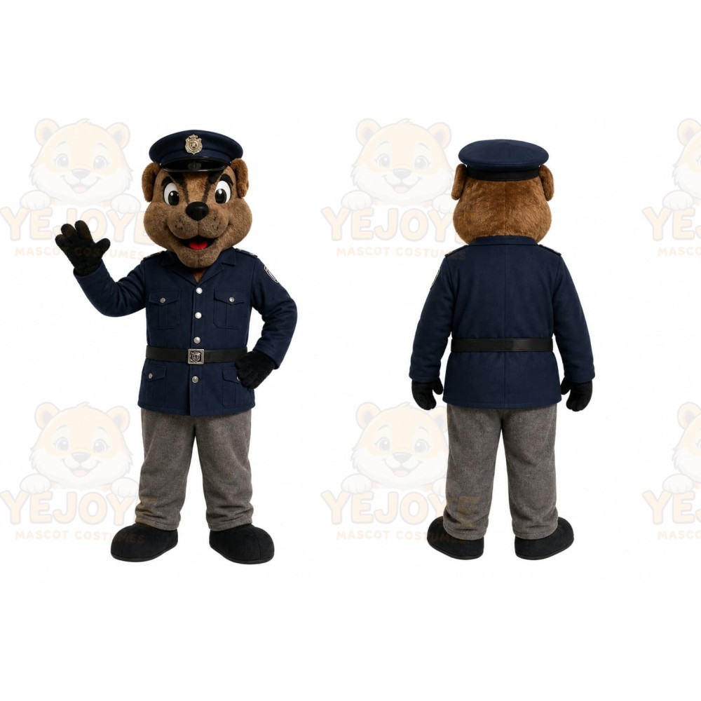 Police Dog Mascot Costume