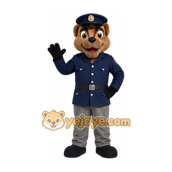 Police Dog Mascot Costume