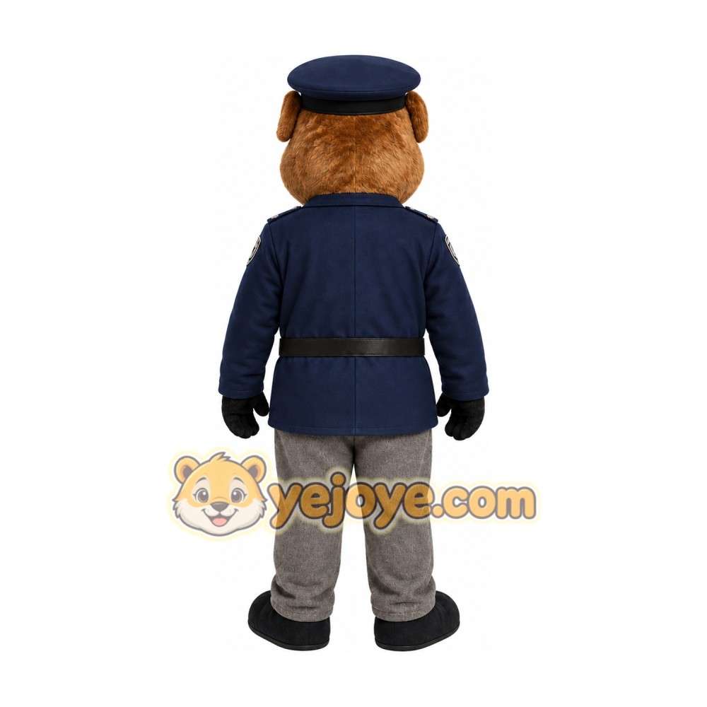 Police Dog Mascot Costume Police Dog Mascot Costume