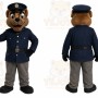 Police Dog Mascot Costume