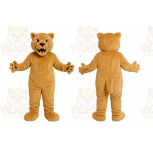 Tan Lion Mascot Costume