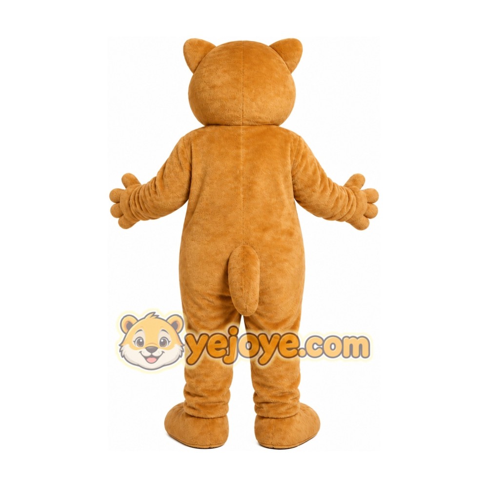 Tan Lion Mascot Costume Tan Lion Mascot Costume