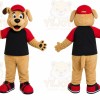 Black Shirt Dog Mascot Costume
