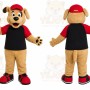Black Shirt Dog Mascot Costume