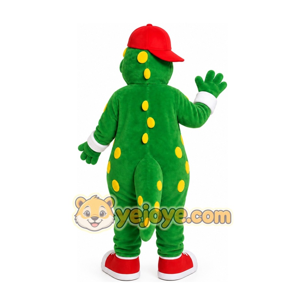 Green Dragon Mascot Costume Green Dragon Mascot Costume
