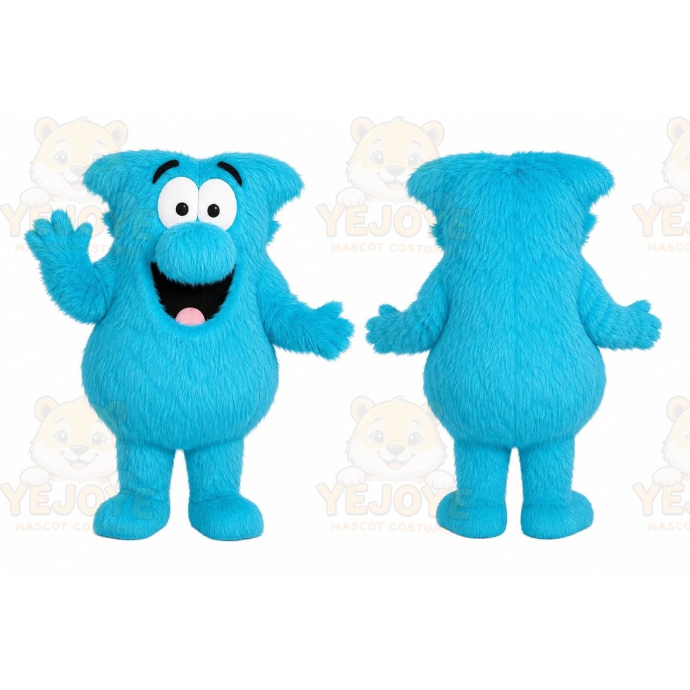 Blue Monster Mascot Costume