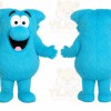 Blue Monster Mascot Costume