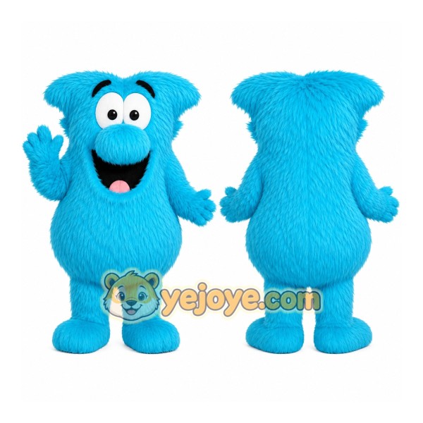 Blue Monster Mascot Costume