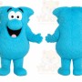 Blue Monster Mascot Costume