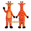 Orange Giraffe Mascot Costume Orange Giraffe Mascot Costume