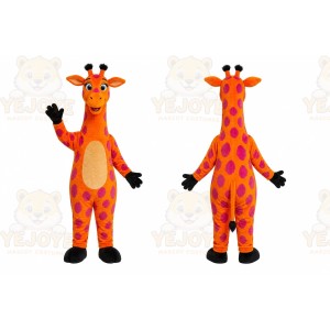 Orange Giraffe Mascot Costume