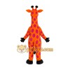 Orange Giraffe Mascot Costume Orange Giraffe Mascot Costume