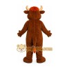Brown Bull Mascot Costume Brown Bull Mascot Costume