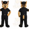 Black Dog Mascot Costume
