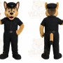 Black Dog Mascot Costume